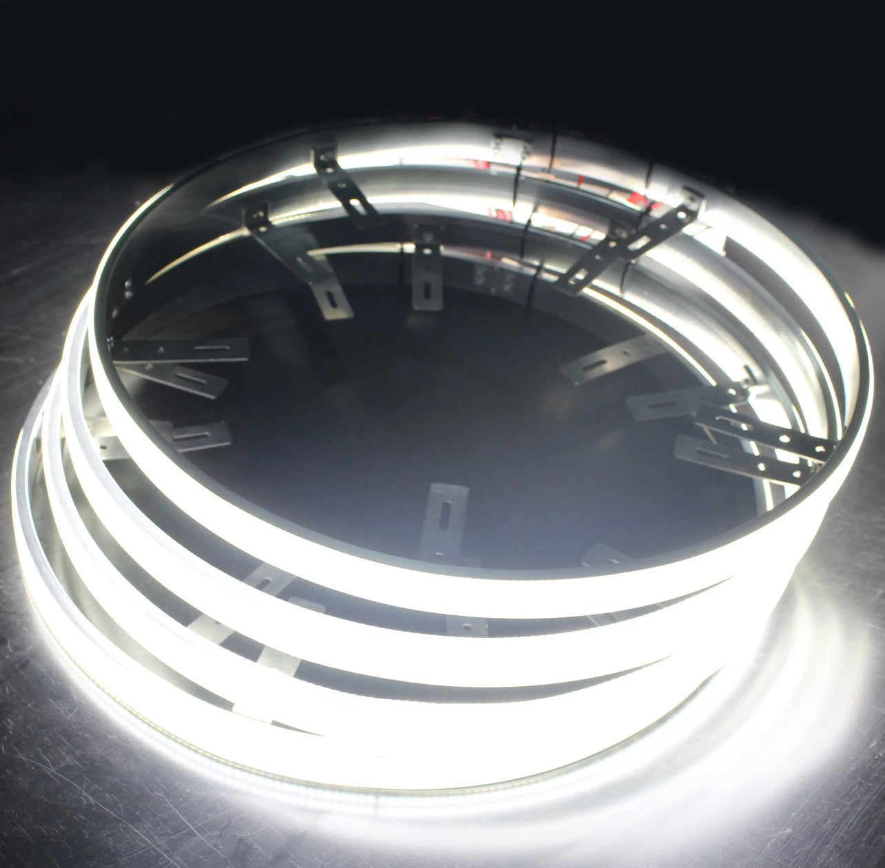 Quad row high density wheel lights