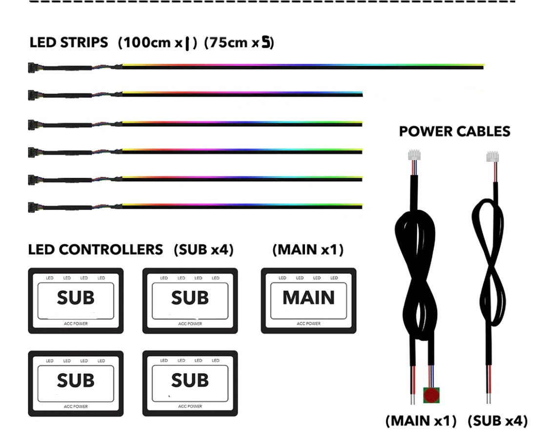 Ambient Lights Flow Series (6pc)